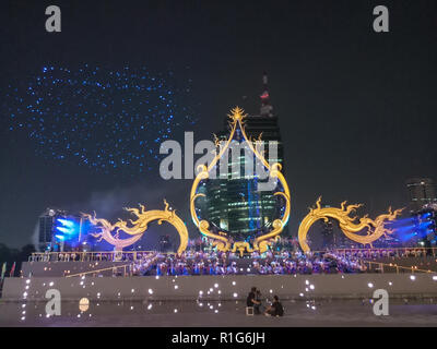 Giornata di prove prima di Grand cerimonia di apertura ICONSIAM, Thailandia:8/11/2018 Foto Stock