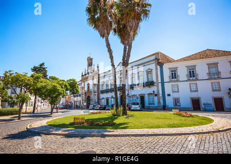 Rotonda di Cmte Street. Francisco Manueville, Faro Città, regione di Algarve, PORTOGALLO Foto Stock
