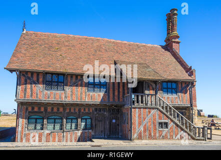 Aldeburgh Suffolk Aldeburgh discutibile hall Museo Aldeburgh il controverso mercato Hall Cross luogo Aldeburgh Suffolk England Regno Unito GB Europa Foto Stock