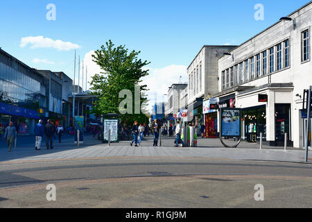 Al di sopra di Bar Street. Southampton, Hampshire, Inghilterra, Regno Unito, Gran Bretagna, Europa Foto Stock