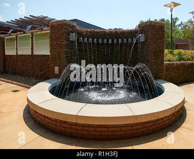 Fontana della vita all'Elvis Presley Birthplace Museum, Tupelo, Mississippi Foto Stock