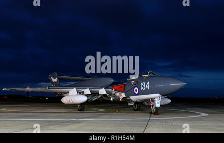 Sea Vixen XP134, HMS Eagle Foto Stock