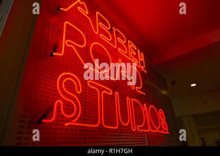 Abbey Road shop vende vari musica correlati doni, London, England, Regno Unito Foto Stock