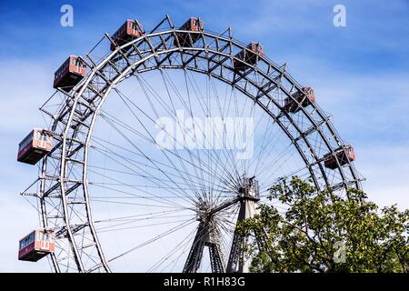 Wiener Riesenrad Foto Stock