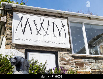 Esterno del Museo della stregoneria e magia, Boscastle, Cornwall, Regno Unito Foto Stock