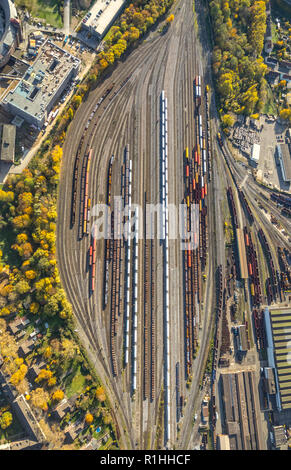 Thyssenkrupp Steel Europe AG Duisburg, Alt-Hamborn, Duisburg, la zona della Ruhr, Renania settentrionale-Vestfalia, Germania, DEU, Europa, vista aerea, uccelli-occhi vista, Foto Stock