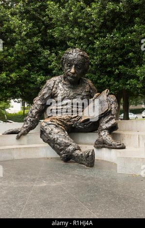 Albert Einstein Memorial Washington DC Foto Stock