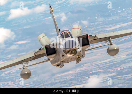 German Air Force, Panavia Tornado in volo fotografato a Royal International Air Tattoo (RIAT) Foto Stock