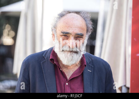 Roma, Italia. Xii Nov, 2018. Alessandro Haber Photocall del film italiano " Cosa fare a Capodanno?' a Palazzo Dama a Roma Credito: Matteo Nardone/Pacific Press/Alamy Live News Foto Stock