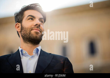 Ritratto di successo di un giovane imprenditore. Foto Stock