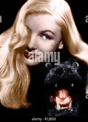 Veronica Lake (nato Constance Frances Marie Ockelman; Novembre 14, 1922[1] ñ Luglio 7, 1973) è stato un film americano, stadio, e televisione attrice. Il lago ha vinto entrambi i popolari e di successo di critica per il suo ruolo in Sullivan viaggi e per la femme fatale ruoli in film noirs con Alan Ladd, durante il 1940s. Anche lei era ben noto per il suo peek-a-boo acconciatura. Il lago della carriera aveva cominciato a declinare dalla fine degli anni quaranta, in parte a causa del suo alcolismo. Lei ha fatto un solo film negli anni cinquanta ma è comparso in alcuni ospiti ruoli di comparsa in televisione. Lei torna alla schermata nel 1966 con un ruolo nel film Footste Foto Stock