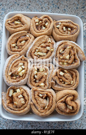 Apple panini alla cannella Foto Stock