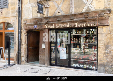 Sarlat-la-Caneda, Nouvelle- Aquitaine, Francia Foto Stock