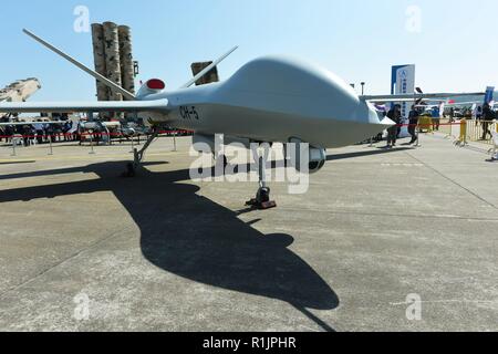 Zhuhai Zhuhai, Cina. Xiii Nov, 2018. Zhuhai CINA-CH-5 Drone può essere visto a Zhuhai Airshow 2018 di Zhuhai, Cina del sud della provincia di Guangdong. Credito: SIPA Asia/ZUMA filo/Alamy Live News Foto Stock