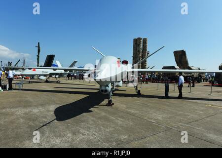 Zhuhai Zhuhai, Cina. Xiii Nov, 2018. Zhuhai CINA-CH-5 Drone può essere visto a Zhuhai Airshow 2018 di Zhuhai, Cina del sud della provincia di Guangdong. Credito: SIPA Asia/ZUMA filo/Alamy Live News Foto Stock