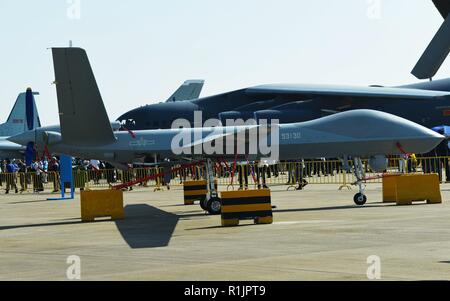 Zhuhai Zhuhai, Cina. Xiii Nov, 2018. Zhuhai Cina-l'attacco-2 Drone a Zhuhai Airshow 2018 a Zhuhai sud ChinaÃ¢â'¬â"¢s nella provincia di Guangdong. Credito: SIPA Asia/ZUMA filo/Alamy Live News Foto Stock