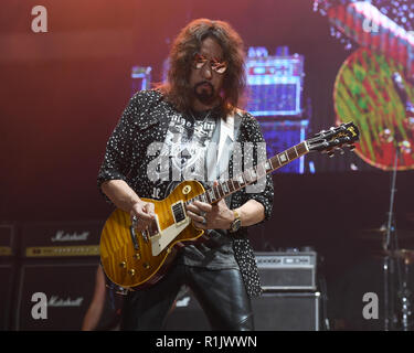 MIRAMAR FL - novembre 11: Ace Frehley esegue durante il Rock Fest 80s al Miramar Parco Regionale anfiteatro su Novembre 11, 2018 a Miramar, Florida. Credito: mpi04/MediaPunch Foto Stock