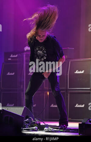 MIRAMAR FL - 11 novembre: Sebastian Bach esegue durante il Rock Fest 80s al Miramar Parco Regionale anfiteatro su Novembre 11, 2018 a Miramar, Florida. Credito: mpi04/MediaPunch Foto Stock