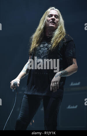 MIRAMAR FL - 11 novembre: Sebastian Bach esegue durante il Rock Fest 80s al Miramar Parco Regionale anfiteatro su Novembre 11, 2018 a Miramar, Florida. Credito: mpi04/MediaPunch Foto Stock