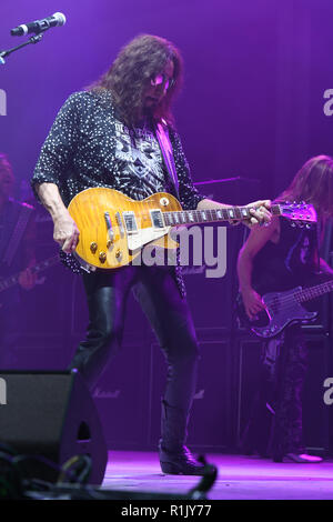 MIRAMAR FL - novembre 11: Ace Frehley esegue durante il Rock Fest 80s al Miramar Parco Regionale anfiteatro su Novembre 11, 2018 a Miramar, Florida. Credito: mpi04/MediaPunch Foto Stock