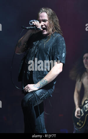 MIRAMAR FL - 11 novembre: Sebastian Bach esegue durante il Rock Fest 80s al Miramar Parco Regionale anfiteatro su Novembre 11, 2018 a Miramar, Florida. Credito: mpi04/MediaPunch Foto Stock