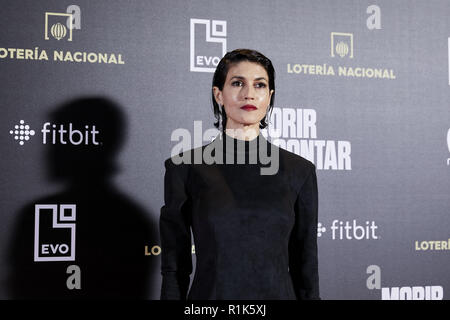 Madrid, Madrid, Spagna. Xiii Nov, 2018. Nerea Barros assiste al 'Morir para contar' premiere del film durante la premiere di Madrid settimana al Callao luci della città cinema di Madrid. Credito: Legan P. macis/SOPA Immagini/ZUMA filo/Alamy Live News Foto Stock