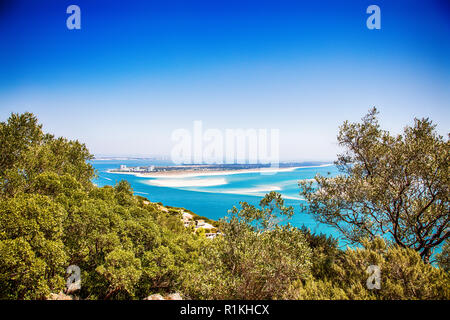 Isola Tróia, Setúbal distretto, zona di Lisbona, Portogallo Foto Stock