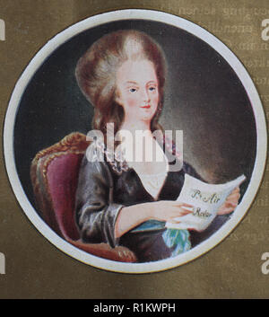 Digital riproduzione migliorata, Maria Antonietta, nato Maria Antonia Josepha Johanna, 1755-1793, è stata l'ultima regina di Francia prima della Rivoluzione Francese Foto Stock
