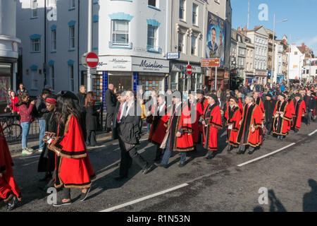 Rimembranza giorno. Bristol 2018 Foto Stock