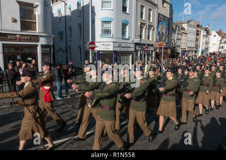 Rimembranza giorno. Bristol 2018 Foto Stock