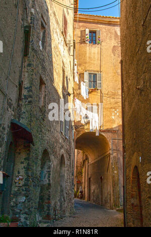 Bracciano centro storico, Lazio, Italia Foto Stock