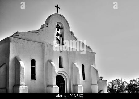 San Elizario missione Foto Stock