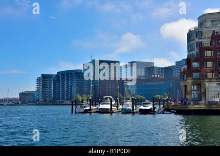 Porto di Boston Waterfront Foto Stock