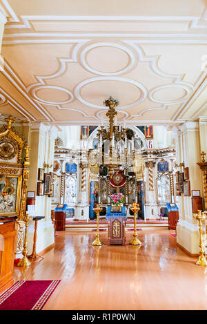 La Chiesa di Santa Caterina è una chiesa ortodossa russa. Parnu - Pärnu - , contea di Pärnu, Estonia, paesi baltici, Europa. Foto Stock