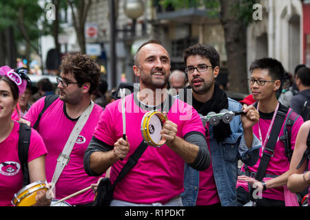 Parigi, Francia. Celebrazioni durante il Montmartre Harvest Festival Foto Stock