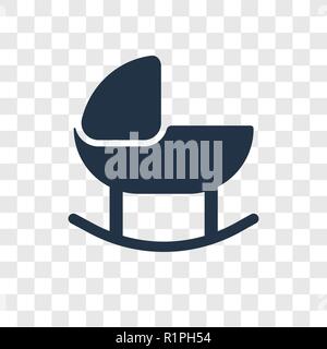 Presepe icona vettore isolato su sfondo trasparente, Presepe trasparenza concetto del logo Illustrazione Vettoriale