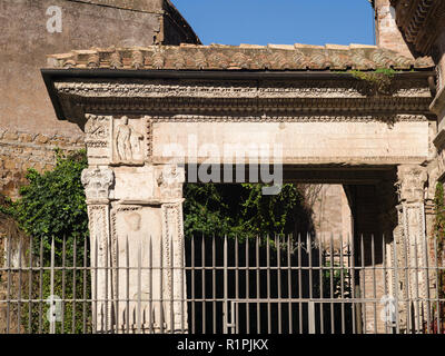 Roma. L'Italia. La Arcus Argentariorum (arcata del Money-Changers / Arco degli Argentari, 204 AD). Foto Stock