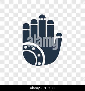 Henna dipinte a mano icona vettore isolato su sfondo trasparente, Henna dipinte a mano logo trasparenza concept Illustrazione Vettoriale