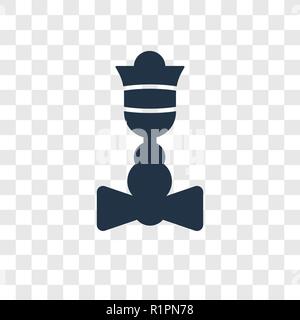 Bell sonaglio icona vettore isolato su sfondo trasparente, Bell sonaglio trasparenza concetto del logo Illustrazione Vettoriale