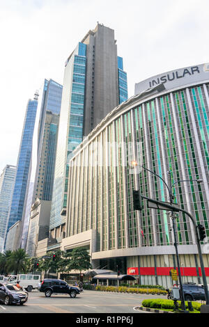 Makati Central Business District Foto Stock