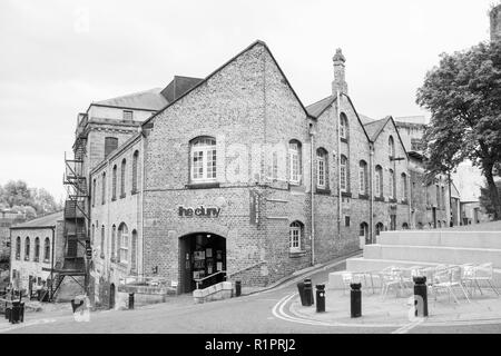 Il Cluny bar e music venue foto esterno, Newcastle upon Tyne in bianco e nero Foto Stock