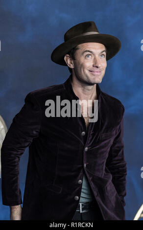 Londra, Regno Unito. Xiii Nov, 2018. Fantastico bestie:i crimini di Grindelwald premiere del film, Leicester Square, Londra, UK Credit: Jeff Gilbert/Alamy Live News Credito: Jeff Gilbert/Alamy Live News Foto Stock