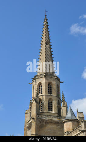 Cattedrale di Saint Maurice, Mirepoix, Ariège, Occitanie, Francia Foto Stock