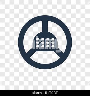 Volante giocattolo icona vettore isolato su sfondo trasparente, volante toy trasparenza concetto del logo Illustrazione Vettoriale