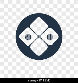 Sicurezza icona vettore isolato su sfondo trasparente, sicurezza trasparenza concetto del logo Illustrazione Vettoriale