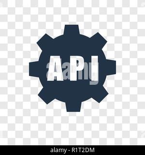 Api icona vettore isolato su sfondo trasparente, Api trasparenza concetto del logo Illustrazione Vettoriale