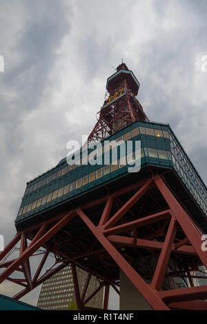 Il centro di Torre della TV a Sapporo, Giappone. Foto Stock