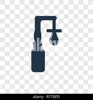 Macchina astucciatrice icona vettore isolato su sfondo trasparente, macchina astucciatrice trasparenza concetto del logo Illustrazione Vettoriale