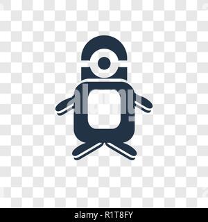 Minion icona vettore isolato su sfondo trasparente, Minion trasparenza concetto del logo Illustrazione Vettoriale