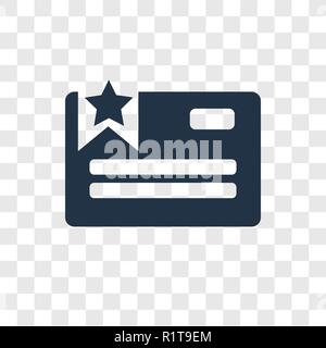 Web preferiti icona vettore isolato su sfondo trasparente, preferiti Web logo trasparenza concept Illustrazione Vettoriale